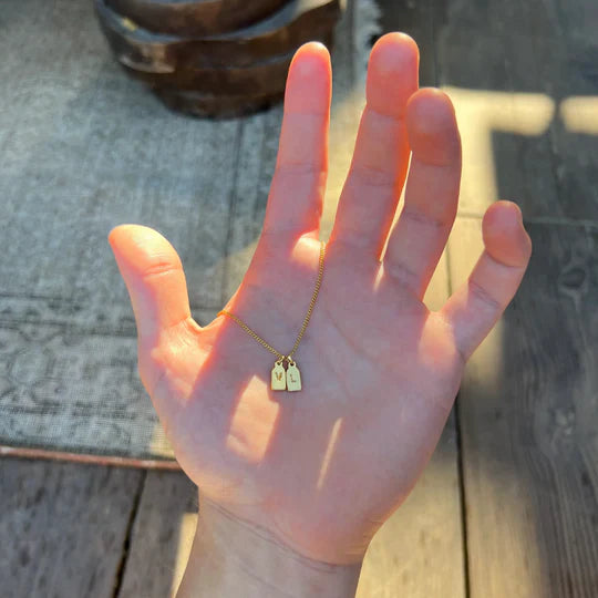 Tiny Initials Necklace