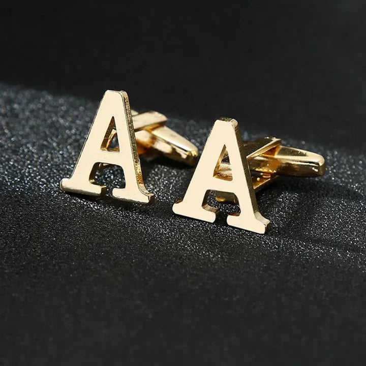 Elegant Letter Cufflinks
