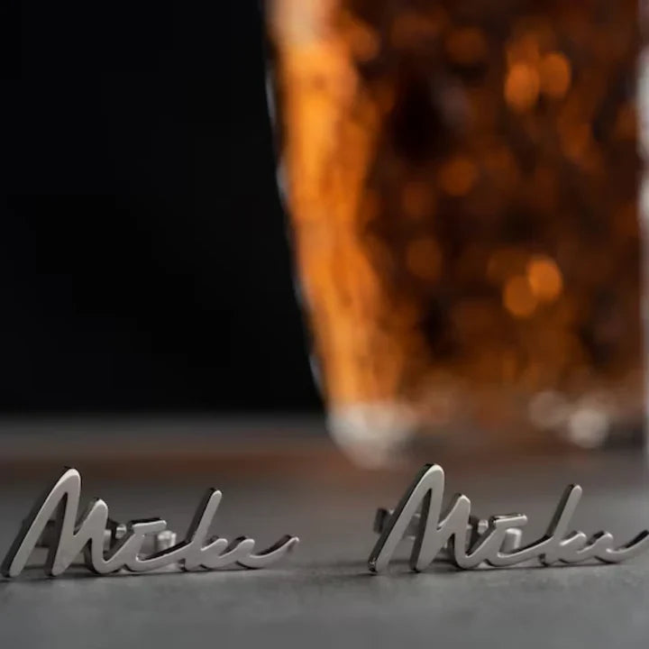 Signature Name Cufflinks