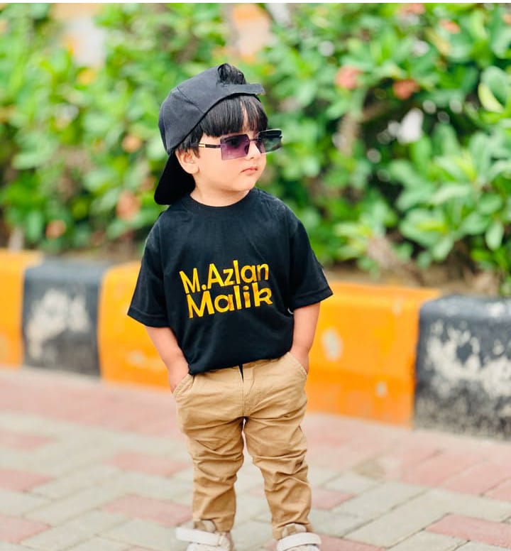 KIds Customized Cap & T-Shirt Set